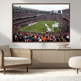 18347149-MGV-CV-36X24-Soldier Field Wall Art – Chicago Bears Football Stadium Canvas Print, Game Day Sports Decor for Man Cave, Bar, Office, or Living