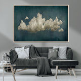18162-MGV-CV-36X24-Ethereal Cloud Wall Art – Panoramic Sky Canvas Print, Dreamy Atmospheric Decor for Bedroom, Living Room or Office