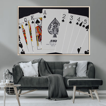 56787-MGV-CV-36X24-Playing Cards – Classic Poker Deck with Spades, Standard Size Durable Casino Quality Card Set for Magic Tricks, Blackjack, Bridge,