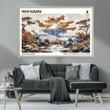80111817-MGV-CV-36X24-Japanese Landscape Wall Art – Mount Fuji Autumn Canvas Print, Asian Inspired Nature Decor for Living Room, Bedroom, Office or