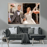 CSTM914-MGV-CV-36X24-Framed Create Your Canvas Print - Personalized Wall Art for Home Decor Wall Art Print, Create Your Own Photo Canvas Print