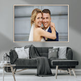 CSTM6030-MGV-CV-36X24-Custom Canvas Wall Art – Personalized Photo Print for Wedding, Anniversary or Gift, Ready to Hang Canvas for Home Decor