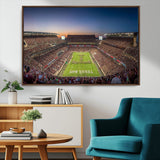 17421-MGV-CV-36X24-Kyle Field Wall Art Canvas Print, Framed Texas Stadium Art Picture Print, Kyle Field Stadium Perfect Sport Room Decor Artwork