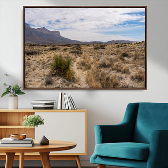 21606563-MGV-CV-36X24-Desert Mountain Wall Art – Southwest Landscape Photography Canvas Print, Rustic Nature Artwork Scenic Western Decor for Living