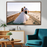 CSTM911-MGV-FC-36X24_Walnut-Custom Canvas Print - Personalized Wall Art for Home Decor Wall Art Print, Create Your Own Photo Canvas Print, Ready to Hang