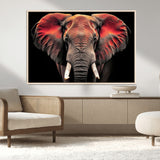 54719-MGV-CV-36X24-Elephant Wall Art – Majestic African Elephant Canvas Print, Wildlife Safari Animal Decor for Living Room, Bedroom, Office or Man