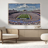 76491-MGV-CV-36X24-Buffalo Bills Stadium Wall Art Canvas Print, Framed Bills Stadium Art Picture Print, Highmark Stadium Perfect Sport Room Decor