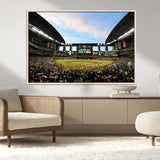 92672-MGV-CV-36X24-Chase Field Stadium Wall Art Canvas Print, Framed Arizona Stadium Art Picture Print, Chase Stadium Perfect Sports Room Decor