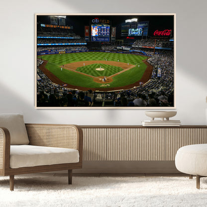83979-MGV-FC-36X24_Natural-RingCentral Coliseum Wall Art Canvas Print, Framed Oakland A's Stadium Art Picture Print, RingCentral Coliseum Field Perfect Sport