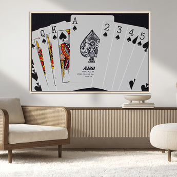 56787-MGV-CV-36X24-Playing Cards – Classic Poker Deck with Spades, Standard Size Durable Casino Quality Card Set for Magic Tricks, Blackjack, Bridge,
