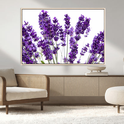 76859-MGV-CV-36X24-Lavender Flower Wall Art – Botanical Canvas Print Featuring Purple Floral Bouquet, Nature Inspired Artwork for Living Room,