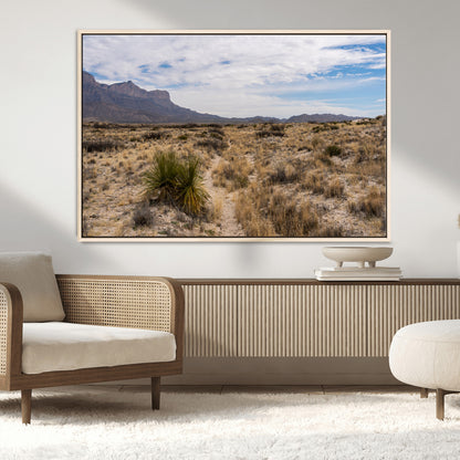 21606563-MGV-CV-36X24-Desert Mountain Wall Art – Southwest Landscape Photography Canvas Print, Rustic Nature Artwork Scenic Western Decor for Living