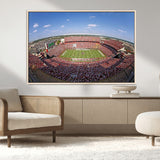 29492070-MGV-CV-36X24-William Brice Stadium Canvas Wall Art – Football Game, Stadium Crowd, Fans, Energy, Team Spirit, Daytime Outdoor Event Print for