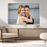 CSTM6030-MGV-CV-36X24-Custom Canvas Wall Art – Personalized Photo Print for Wedding, Anniversary or Gift, Ready to Hang Canvas for Home Decor
