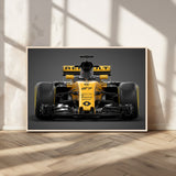 62882-MGV-CV-36X24-Renault F1 Racing Car Print - High-Performance Formula 1 Motorsport Wall Art, Perfect Gift for Racing Fans and Car Enthusiasts