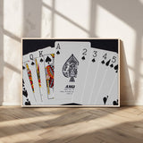 56787-MGV-CV-36X24-Playing Cards – Classic Poker Deck with Spades, Standard Size Durable Casino Quality Card Set for Magic Tricks, Blackjack, Bridge,