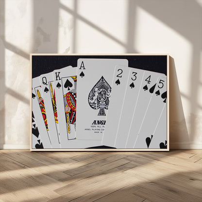 56787-MGV-CV-36X24-Playing Cards – Classic Poker Deck with Spades, Standard Size Durable Casino Quality Card Set for Magic Tricks, Blackjack, Bridge,