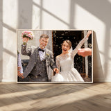 CSTM914-MGV-CV-36X24-Framed Create Your Canvas Print - Personalized Wall Art for Home Decor Wall Art Print, Create Your Own Photo Canvas Print