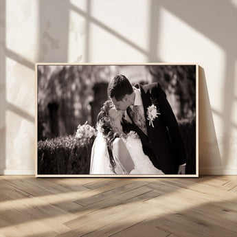CSTM6030-MGV-CV-36X24-Custom Wedding Photo Print - Custom Wall Art Picture Print, Create Your Own Photo Canvas Print