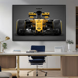 62882-MGV-FC-36X24_Black-Renault F1 Racing Car Print - High-Performance Formula 1 Motorsport Wall Art, Perfect Gift for Racing Fans and Car Enthusiasts