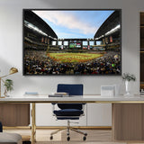 92672-MGV-CV-36X24-Chase Field Stadium Wall Art Canvas Print, Framed Arizona Stadium Art Picture Print, Chase Stadium Perfect Sports Room Decor