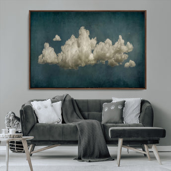 18162-MGV-CV-36X24-Ethereal Cloud Wall Art – Panoramic Sky Canvas Print, Dreamy Atmospheric Decor for Bedroom, Living Room or Office