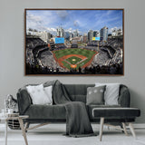 87122-MGV-CV-36X24-Petco Park Field Wall Art Canvas Print, Framed San Diego Stadium Art Picture Print, Petco Park Stadium Perfect Sport Room Decor