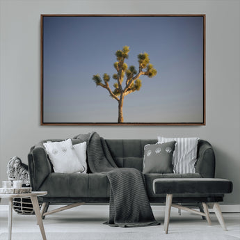 54552043-MGV-CV-36X24-Joshua Tree Art Wall Art Canvas Print, Framed Desert Landscape Art Picture Print, Southwestern Nature Perfect Southwestern Boho