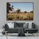 16114018-MGV-CV-36X24-Joshua Tree Wall Art Canvas Print, Framed Desert Landscape Art Picture Print, Mountain Horizon Perfect Southwestern Boho Decor