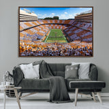 77097951-MGV-CV-36X24-Neyland Stadium Wall Art – Panoramic Tennessee Volunteers Football Field Canvas Print, Game Day Decor for Office, Man Cave, Living