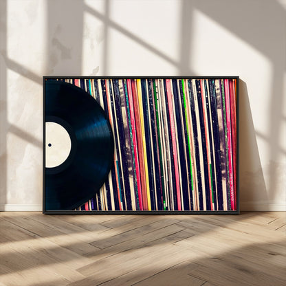 45029-MGV-CV-36X24-Misty Pine Forest Wall Art – Black and White Landscape Canvas Print, Foggy Trees Nature Photography, Modern Minimalist Decor for