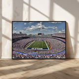 76491-MGV-CV-36X24-Buffalo Bills Stadium Wall Art Canvas Print, Framed Bills Stadium Art Picture Print, Highmark Stadium Perfect Sport Room Decor