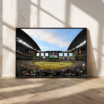 92672-MGV-CV-36X24-Chase Field Stadium Wall Art Canvas Print, Framed Arizona Stadium Art Picture Print, Chase Stadium Perfect Sports Room Decor