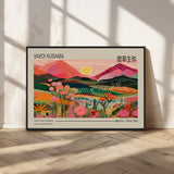 18304-MGV-CV-36X24-Sunset Mountain Landscape Wall Art – Panoramic Abstract Nature Canvas Print, Vibrant Wall Decor for Living Room, Bedroom, Office,