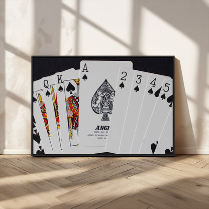 56787-MGV-CV-36X24-Playing Cards – Classic Poker Deck with Spades, Standard Size Durable Casino Quality Card Set for Magic Tricks, Blackjack, Bridge,