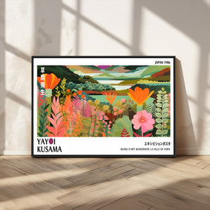 40336-MGV-CV-36X24-Floral Landscape Wall Art – Colorful Botanical Canvas Print, Modern Abstract Flower Painting Poster for Living Room, Bedroom,