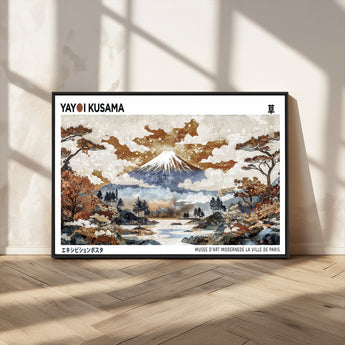 80111817-MGV-CV-36X24-Japanese Landscape Wall Art – Mount Fuji Autumn Canvas Print, Asian Inspired Nature Decor for Living Room, Bedroom, Office or