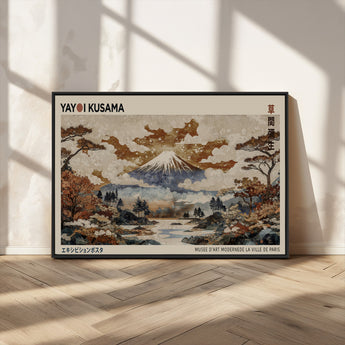 11778299-MGV-CV-36X24-Japanese Landscape Wall Art – Mount Fuji Canvas Print, Asian Inspired Nature Decor for Living Room, Bedroom, Office or Studio