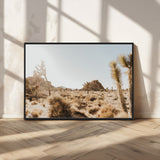 62783269-MGV-FC-36X24_Black-Joshua Tree Wall Art – Desert Landscape Photography Canvas Print, Southwest Nature Artwork Rustic Home Decor for Living Room,