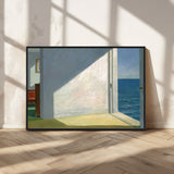 34188481-MGV-FC-36X24_Black-Coastal Sunlight Wall Art – Minimalist Ocean View Canvas Print, Serene Beach House Inspired Decor for Bedroom, Living Room,