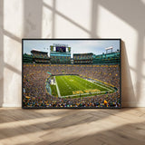 96617112-MGV-CV-36X24-Lambeau Field Wall Art – Green Bay Packers NFL Football Stadium Canvas Print – Game Day Crowd Sports Decor for Man Cave, Bar, or