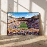 77097951-MGV-CV-36X24-Neyland Stadium Wall Art – Panoramic Tennessee Volunteers Football Field Canvas Print, Game Day Decor for Office, Man Cave, Living