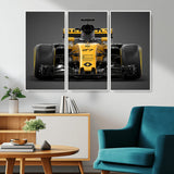62882-MGV-FC-48X32-3P_White-Renault F1 Racing Car Print - High-Performance Formula 1 Motorsport Wall Art, Perfect Gift for Racing Fans and Car Enthusiasts