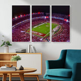 11343-MGV-CV-36X24-Bryant-Denny Stadium Wall Art – Panoramic Alabama Crimson Tide Football Field Canvas Print, Game Day Decor for Office, Man Cave or