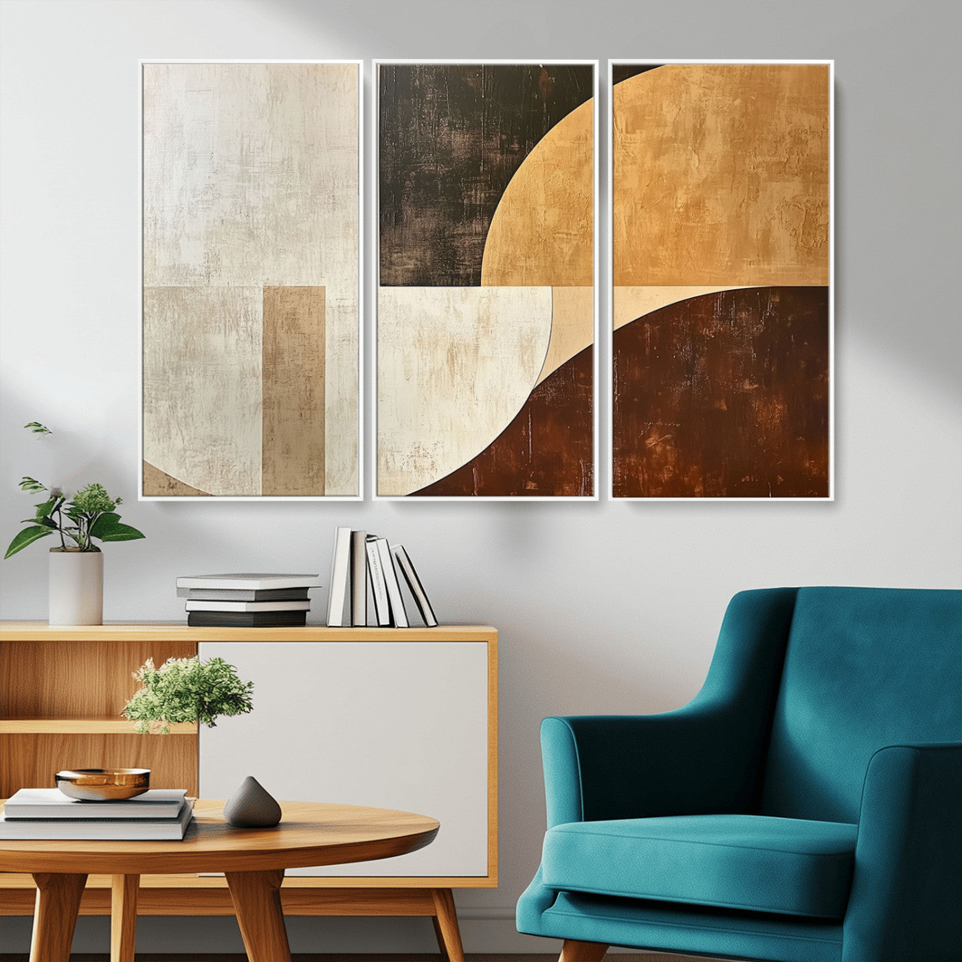 15030-MGV-CV-36X24-Wabi Sabi Wall Art Canvas Print, Framed Modern Abstract Art Picture Print, Minimalist Zen Perfect Minimalist Modern Decor Artwork