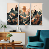 46509506-MGV-CV-36X24-Mountain Wall Art – Sunset Canvas Print, Nature Inspired Artwork, Scenic Wall Decor for Living Room, Bedroom, Office