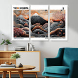 63125329-MGV-CV-36X24-Japanese Mt Fuji Wall Art – Surreal Ukiyo e Style Cherry Blossom Poster, Swirling Cloud Landscape Print, Modern Oriental Asian