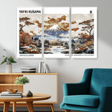 80111817-MGV-CV-36X24-Japanese Landscape Wall Art – Mount Fuji Autumn Canvas Print, Asian Inspired Nature Decor for Living Room, Bedroom, Office or