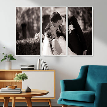 CSTM6030-MGV-CV-36X24-Custom Wedding Photo Print - Custom Wall Art Picture Print, Create Your Own Photo Canvas Print