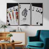 56787-MGV-CV-36X24-Playing Cards – Classic Poker Deck with Spades, Standard Size Durable Casino Quality Card Set for Magic Tricks, Blackjack, Bridge,